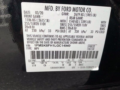 2020 Ford Explorer Limited 4WD