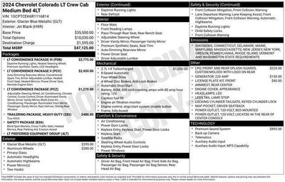 2024 Chevrolet Colorado Crew Cab Short Box 4-Wheel Drive LT