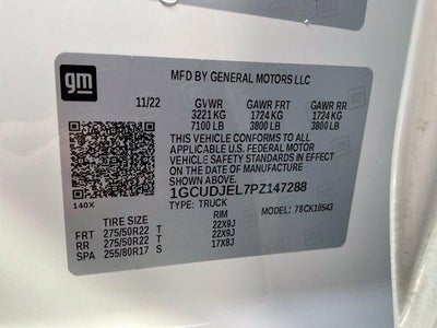 2023 Chevrolet Silverado 1500 Crew Cab Short Box 4-Wheel Drive High Country