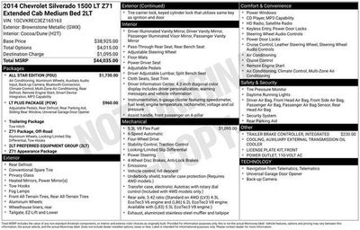 2014 Chevrolet Silverado 1500 Double Cab Standard Box 4-Wheel Drive LT w/1LT