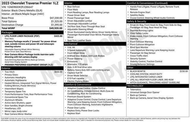 2023 Chevrolet Traverse FWD 1LZ