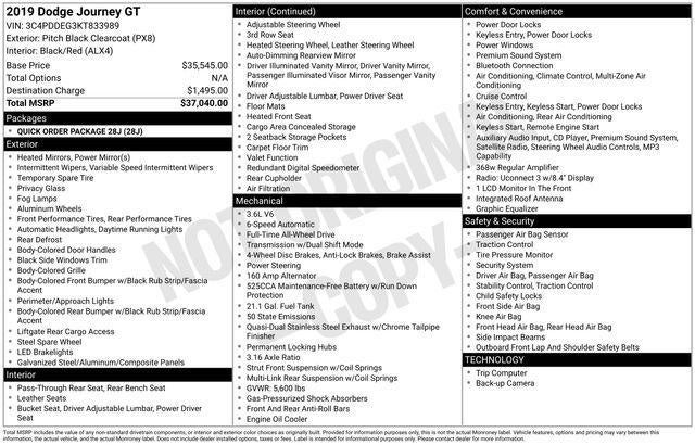 2019 Dodge Journey GT AWD