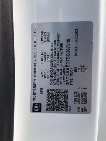 2025 Chevrolet Silverado 1500 Regular Cab Long Box 2-Wheel Drive WT