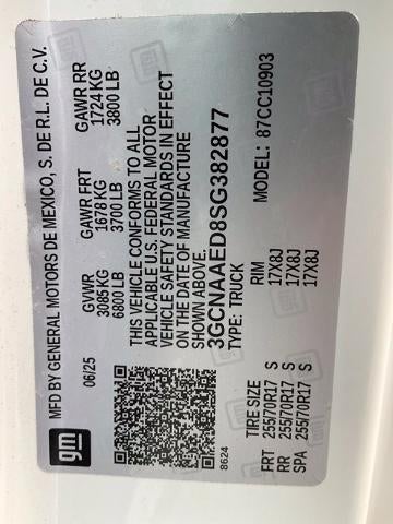 2025 Chevrolet Silverado 1500 Regular Cab Long Box 2-Wheel Drive WT