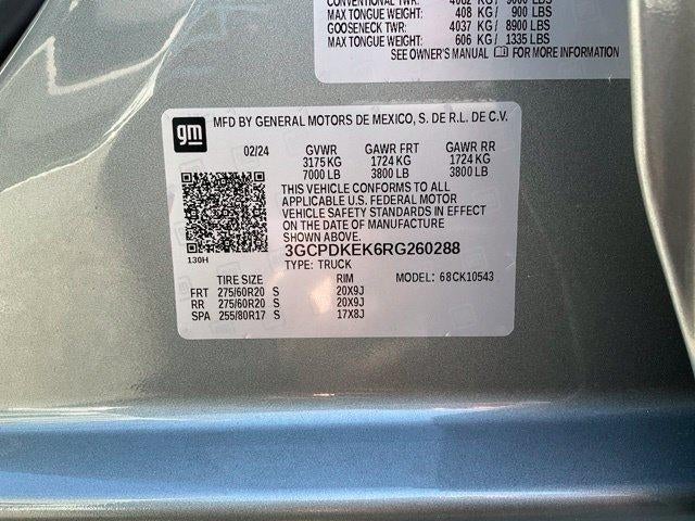 2024 Chevrolet Silverado 1500 Crew Cab Short Box 4-Wheel Drive LT 2FL