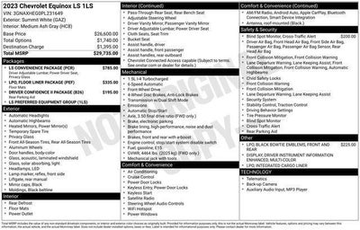 2023 Chevrolet Equinox FWD 4dr LS w/1LS