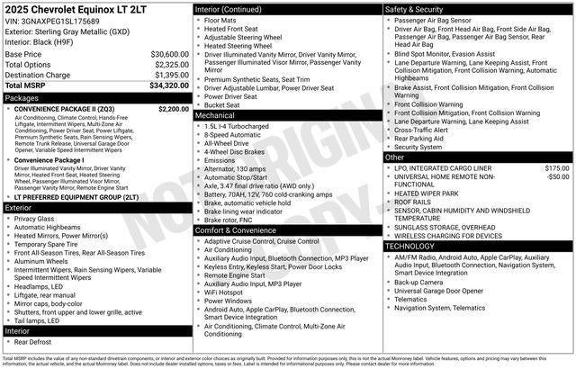 2025 Chevrolet Equinox AWD LT