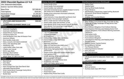 2022 Chevrolet Equinox AWD 4dr LS w/1FL