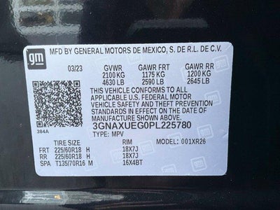 2023 Chevrolet Equinox AWD 4dr LT w/1LT