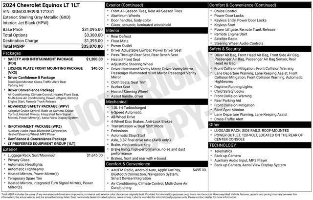 2024 Chevrolet Equinox AWD LT