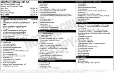 2022 Chevrolet Equinox AWD 4dr LT w/1LT