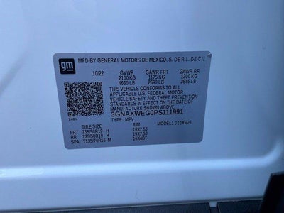 2023 Chevrolet Equinox AWD 4dr RS