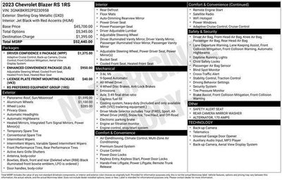 2023 Chevrolet Blazer RS AWD