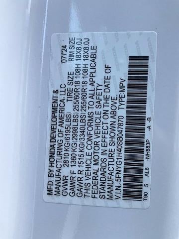 2025 Honda Pilot EX-L AWD