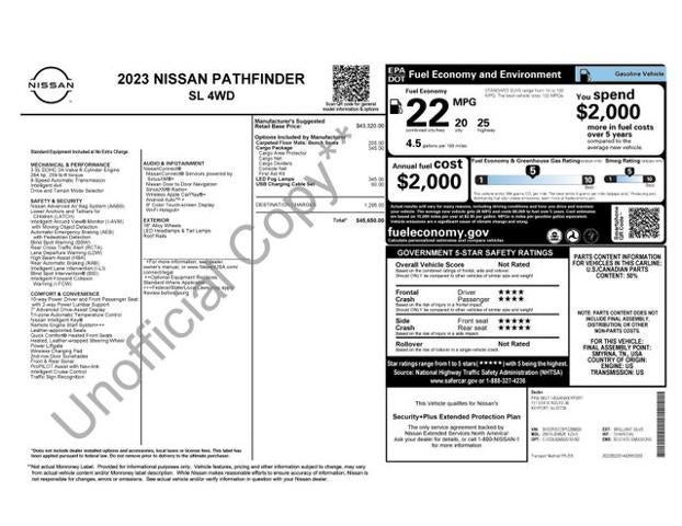 2023 Nissan Pathfinder SL 4WD
