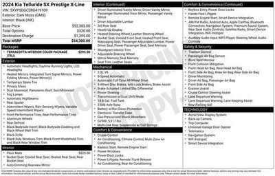 2024 Kia Telluride SX Prestige X-Line AWD