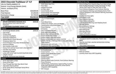 2022 Chevrolet Trailblazer FWD 4dr LT