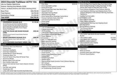 2024 Chevrolet Trailblazer AWD 4dr ACTIV