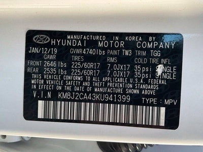 2019 Hyundai Tucson SE AWD