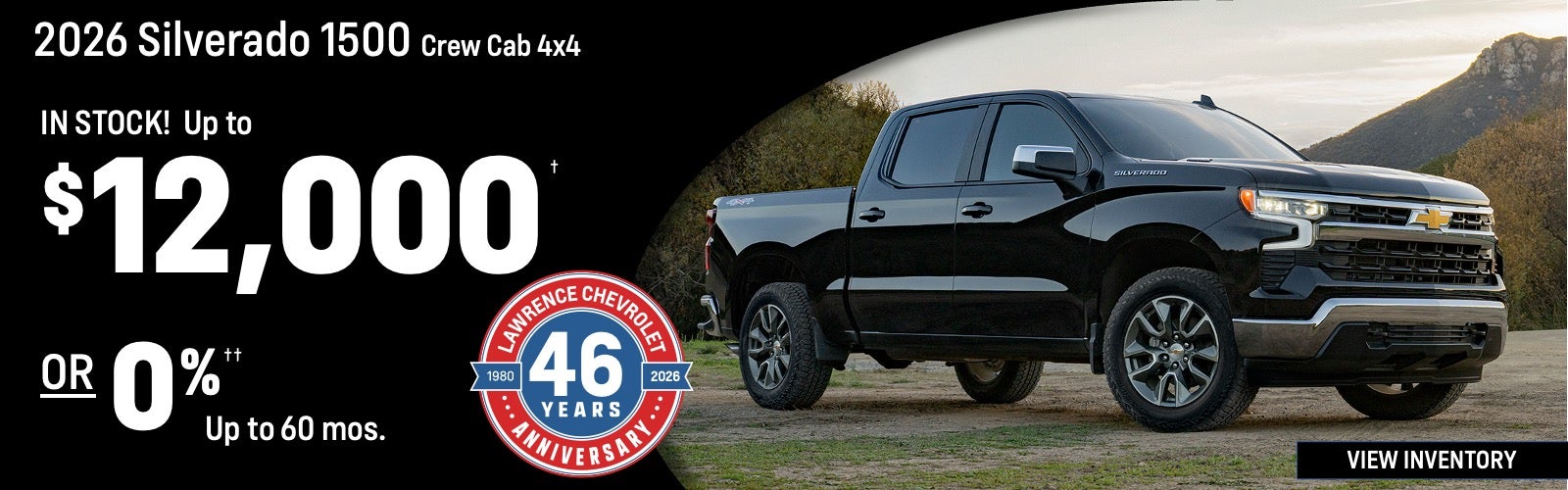 2026 Silverado 1500 Crew Cab 4x4